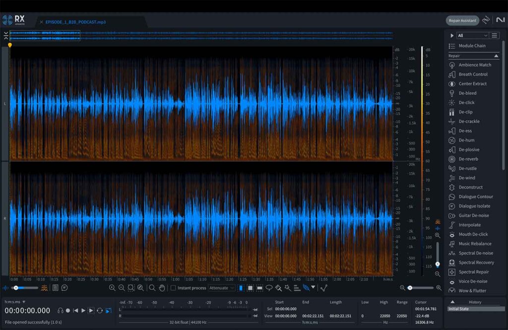 b2b podcast waveform