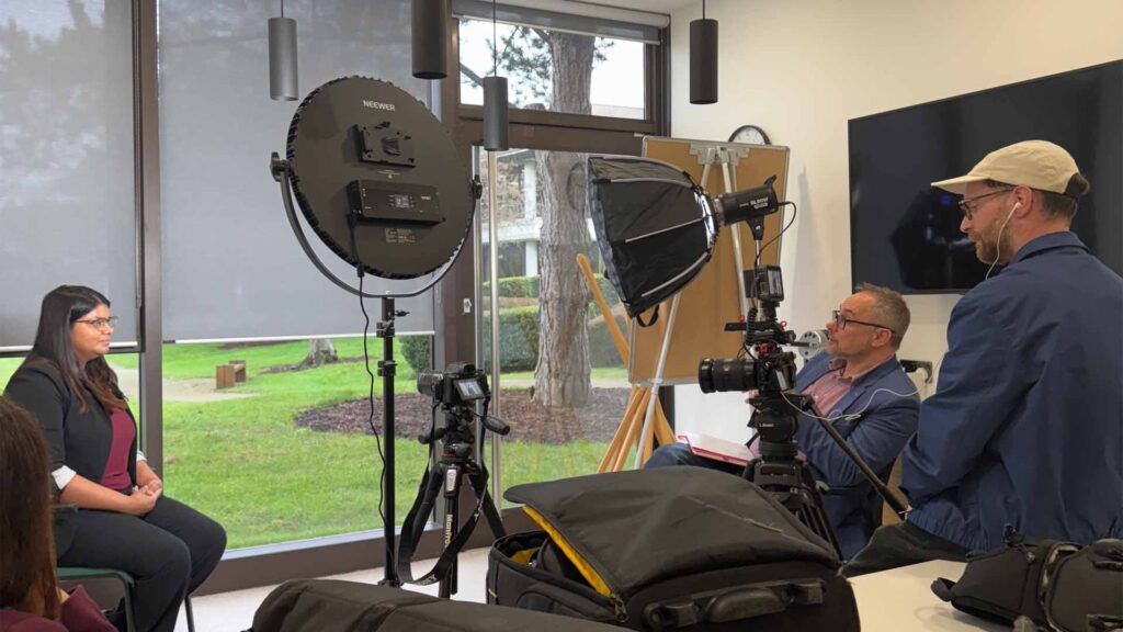 Goringe Case Study filming for TaxCalc